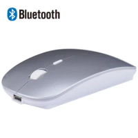 Rechargeable Bluetooth Wireless Slim Mouse Mice for Mac Apple Laptop Macbook Notebook Desktop Tablet Support Windows 10 8 7
