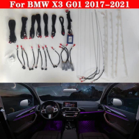 For BMW X3 G01 2017-2021 11 colors Car Ambient Light Screen control Decorative LED Auto Atmosphere Lamp illuminated Strip