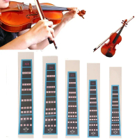 1/8 1/2 Intonation Chart Fretboard Practice Marker Violin Sticker Fiddle Finger Label Scale stickers