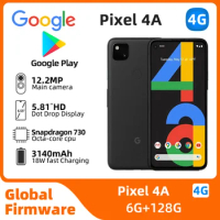 Google Pixel 4a OEM 5G 6.2" 6GB RAM 128GB ROM NFC Octa Core Snapdragon 765G Fingerprint Original Unlocked Pixel 4a