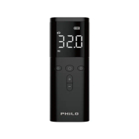 【Philo 飛樂】超大馬力快狠準10秒快速補氣TP20-2入組(充氣機/輪胎打氣機/無線打氣機/胎壓檢測/汽車打氣機)