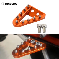 NICECNC Brake Pedal Lever Tip Plate For KTM SX SXF XC XCF EXC EXCF XCW TPI SD 6D 125 150 200 250 300 350 400 450 500 2017-2023