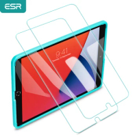 ESR Tempered Glass for iPad mini 6 Pro 12.9 11 10.5 2021 2020 2018 for iPad Air 4 for iPad 9 8 7 2PCS Clear Screen Protector