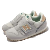 New Balance 童鞋 373 寬楦 灰 橘 小童 學步鞋 麂皮 魔鬼氈 復古 NB 紐巴倫 IZ373RI2W