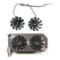 2 fans brand new for ZOTAC GeForce GTX970 4GB graphics card replacement fan GAA8S2U
