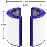 戴森TP06 HP06 PH01 PH02空氣淨化器HEPA濾網組97034101 配件 HEPA 濾網更換零件和零件