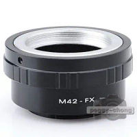 M42 42mm mount lens to Fujifilm fuji FX X Mount X-Pro1 X-Pro2 XM1 XE1 XE2 XE3 XT10 XT20 XA5 XA10 XA3 N42-FX Camera Adapter Ring