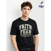 FQU Faith Over Fear Graphic Hoodie T-shirt Heat Transfer Y2K gifts for Men Men's T-Shirt