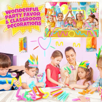 Colorful Plastic Pop Tube Coil Children'S Creative Circle Educational Toy Folding Funny Early L5K6
