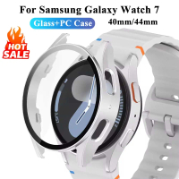 Vỏ Kính + PC, dành cho Samsung Galaxy Watch 7 40mm và 44mm, Phụ kiện đồng Đồng Hồ thông minh, Vỏ chố