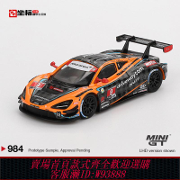 {可刷卡 打統編}MINIGT 1:64 邁凱倫McLaren 720S GT3 Evo 改裝賽車 合金汽車模型