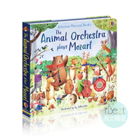 Usborne The Animal Orchestra Plays Mozart | 莫札特 | 管弦樂 | 作曲家 | 古典 | 音效 | 音樂 | 觸碰 | 繪本 | 原文 | 經典