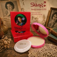 SKIVA BEAUTY POWDER G55 20g / Bedak padat Skiva / Bedak payung compact powder