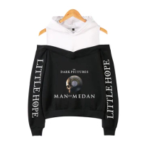 The Dark Pictures Anthology Little Hope Hot Game Off-shoulder Hoodies Sweatshirt Cool New Fashion Women's Exclusive Casual Print
