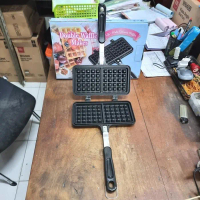 Terbaik Double Waffle Pan Maker Croffle Pancake Terimakasih