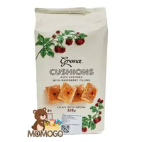 GRONA CUSHIONS PUFF PASTRIES - RASPBERRY 328GR