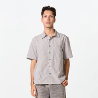 เสื้อเชิตผู้ชาย Casual  B/WFEEL  รุ่น  P1MT261SS023BK สี ดำ