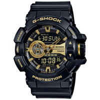 CASIO 卡西歐 G-SHOCK大型錶冠金屬運動腕錶(GA-400GB-1A9DR)-51mm｜指定卡滿5千回饋10%