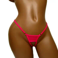 Bralroma Micro Thongs Crotchless GString Sexy Mini Bikini Tanga Mesh Panties Women Underwear Intimo Donna Majtki Damskie NV002M