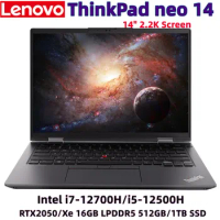 NEW Lenovo Laptop ThinkPad neo 14 Intel i7-12700H/i5-12500H RTX2050/Xe 16G 512G/1T SSD 14" 2.2K Screen Win 11 Notebook Computer