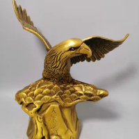Exquisite Brass Eagle Ornaments Home Accessories Grand Exhibition Eagle Living Room Office Decoration