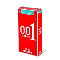 okamoto岡本OK 001至尊勁薄保險套 4片裝 避孕套 保險套 情趣用品