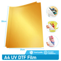 A4 UV DTF Film Sheets UV DTF Sticker Magic UV DTF Film A4 For UV Printer UV Transfer Film Printer UV DTF Film For UV DTF Printer