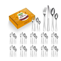 西餐不鏽鋼餐具（銀色48件套） 