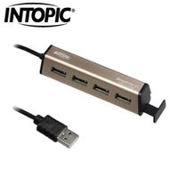 INTOPIC 廣鼎 USB2.0 4埠 HUB 鋁合金集線器 HB-31