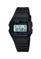 Casio Watches Men's Digital Watch F-91W-1DG Black Resin Band Casual Watch