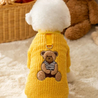 Little Dog Clothing 2023 New Autumn/Winter Teddy Bear Pet Schnauzer Small Dog Pomeranian Winter Edition