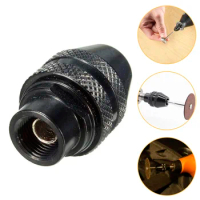 1pc Multi Quick Change Keyless Chuck Universal Chuck Replacement for Dremel 4486 Rotary Tools Drill Accessories Milwaukee