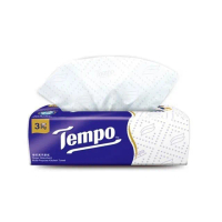 【TEMPO】極吸萬用3層抽取式廚房紙巾-60抽/共12包入/箱購(萬用紙巾/廚房料理必備/食安認證/擦手紙)