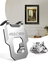 LZC 20Pcs Claw Drywall Picture Hanger: Wall Hooks for Hanging Picture Mirror Photo Poster Kit - No D