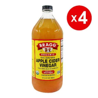 【BRAGG】有機蘋果醋4瓶組(946ml*4瓶)