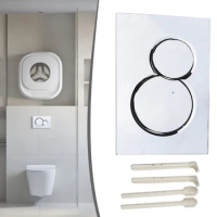 For Geberit Sigma01 Chrome Dual Flush Plate For Cistern Toilet Flush Button Switch Black White Toilet Parts 115.770.21.5