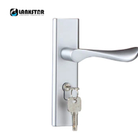New Space Aluminum Door Lock Modern Minimalist Handle Locks Indoor Silent Lockset Bearing Mute Lockcore Room Door-lock