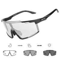 SCVCN Outdoor Photochromic Sunglasses Road Bike Cycling Glasses for Men MTB Bicycle Eyewear Women Running Sports UV400 Goggles