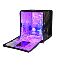 FUNGDO UV Resin Curing Box DIY Curing Enclosure 405nm UV curing station for LCD Resin 3D Printer&amp;For Restoring Icy Soles Shoes
