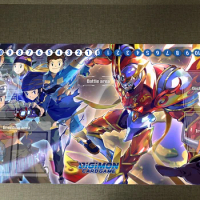 Digimon Playmat Susanoomon DTCG CCG Mat Trading Card Game Mat Duel Board Game Playmat Desk Pad Anime