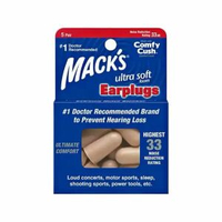 MACK'S - Ultra Soft 耳塞 加強型 - 啡色 航空 飛行 專用 耳塞 緩解耳壓不適 醫生推薦耳塞品牌