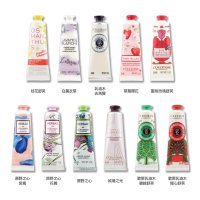 L’OCCITANE 歐舒丹 經典護手霜 30ml（乳油木/原野之心/純境之光/桂花舒芙/白薰衣草.多款任選 三入送原廠禮盒）百貨公司貨