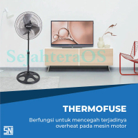 MIYAKO Kipas Angin Stand Fan Besi : KSB18