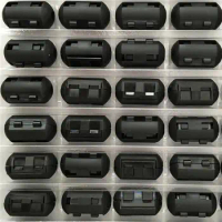 Inner 5mm 0.2''Electronics Filter Ferrite Core Ferrite Clamps Ferrite Clip Chokes Ferrite Bead 80ohm 100MHz,500pcs/lot