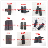 NEW USB/HDMI-compatible DC IN/VIDEO OUT Rubber Door Bottom Cover For Canon EOS 600D 5D 5D2 6D 7D 40D 60D 70D 400D