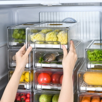 冰箱收納盒抽屜式廚房冷凍食雞蛋多層收納盒水果蔬菜專用保鮮盒