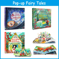 Usborne Books Pop Up Fairy Tales 3D Flap Picture English Story Books for Kids Reading Activity Toddlers Gifts Montessori Toys