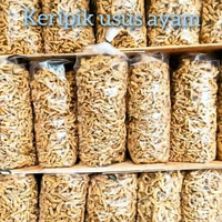 1kg kripik usus ayam /usus ayam crispy /keripik usus ayam balado pedas balado pedas