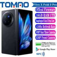 Original New Vivo X Fold 3 Pro Foldable 5G Mobile Phone 50MP Rear Three Camera 5700mAh Big Battery 100W Wired 50W Wireless NFC