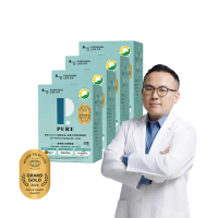 【Puriginal Life 昂萃】昂萃65%rTG頂級藻油+金盞花萃取物葉黃素 4瓶組(藻油;葉黃素;DHA;蝦紅素;玉米黃素)